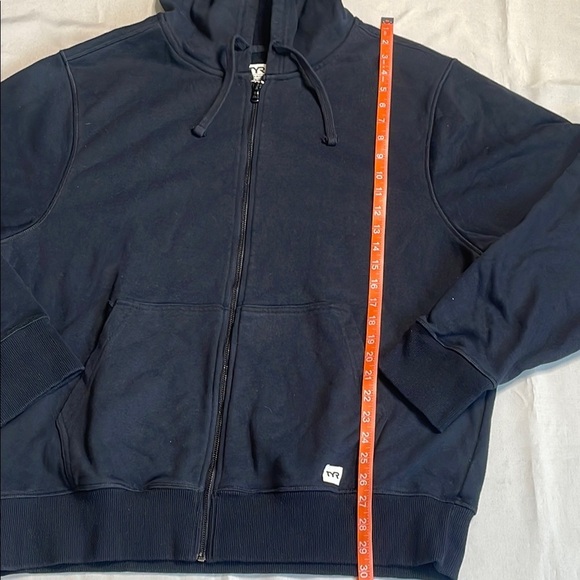 TYR Navy Blue Zip-Up Hoodie - Picture 4 of 8